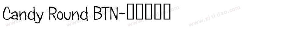 Candy Round BTN字体转换
